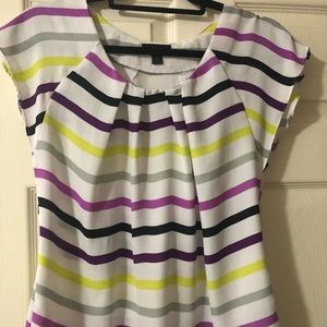 Striped silky top